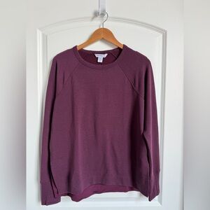 Athleta Deep Plum Coaster Luxe Sweatshirt
